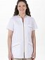 Chaqueta m/corta cuello mao beig pespuntes